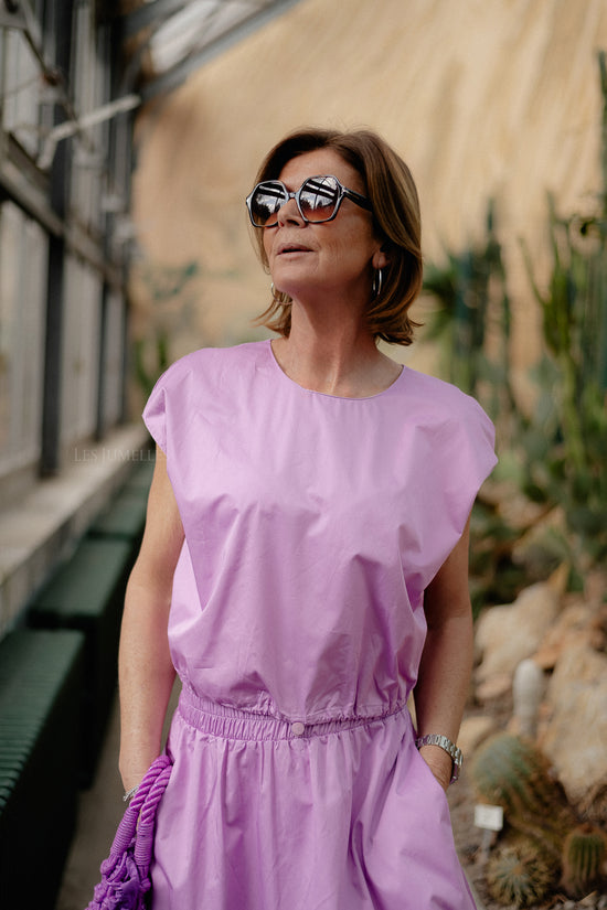 Les Jumelles Loki Blouse Violet