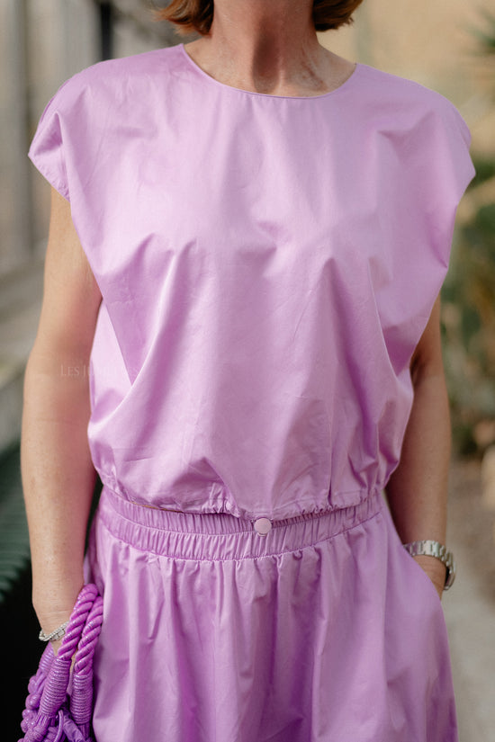 les jumelles Loki blouse violet