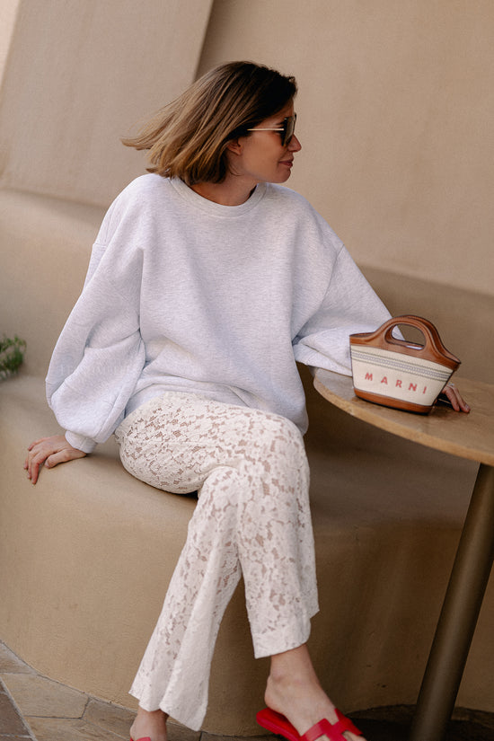 Les Jumelles Lola Kanten Broek Ecru