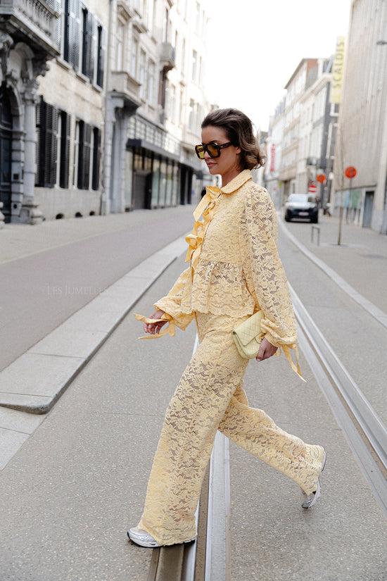 les jumelles Lola pants golden haze