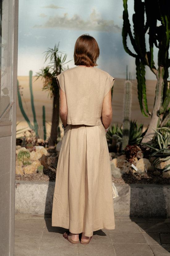Les Jumelles Loyalty Long Skirt Beige