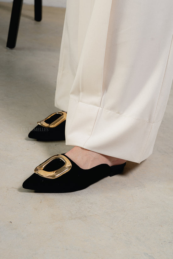 les jumelles Macey loafer black