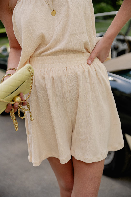 les jumelles Mara shorts gebleekt zand