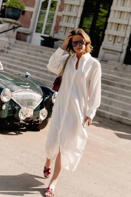 Les Jumelles Marlen Overhemdjurk Wit