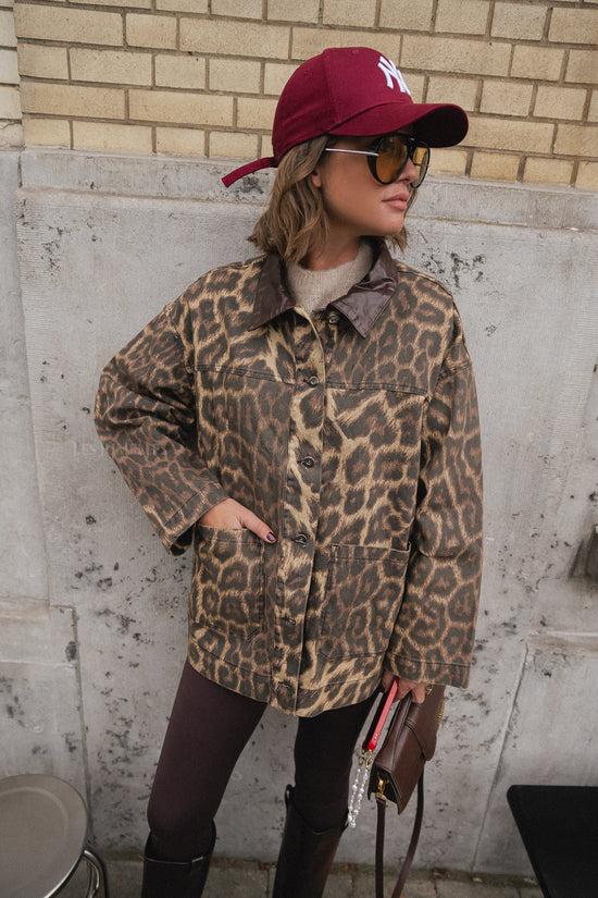 Les Jumelles Megan Leopard Jas