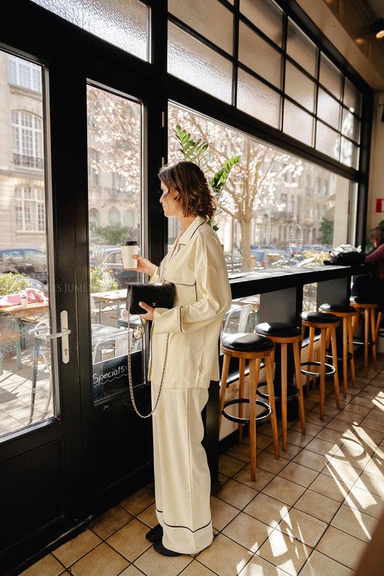 Les Jumelles Mila PJ Blouse Almond Oil