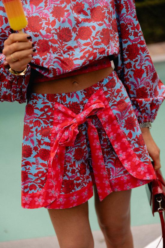 les jumelles Mila shorts flirty flower