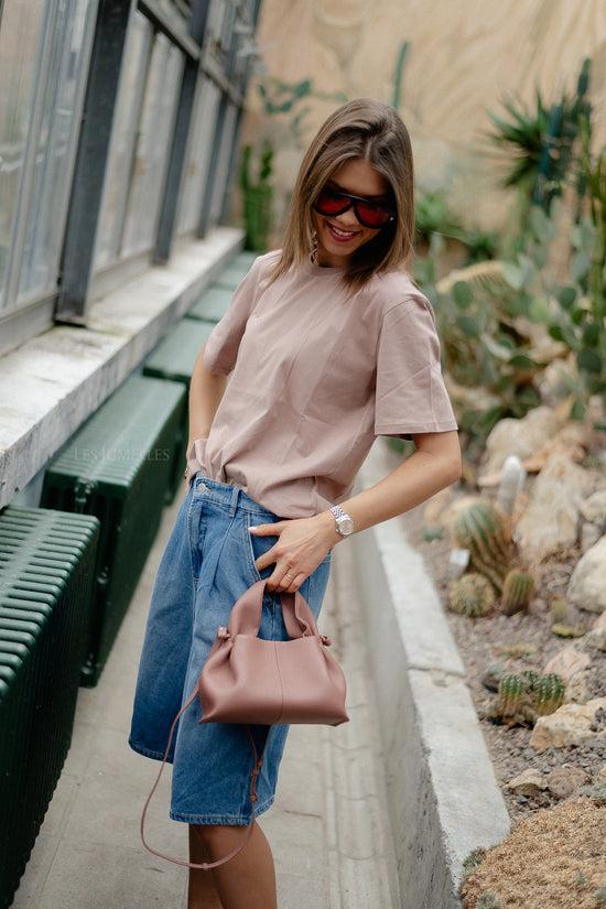 les jumelles Milly T-shirt brownie