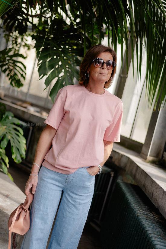 les jumelles Milly T-shirt sea pink