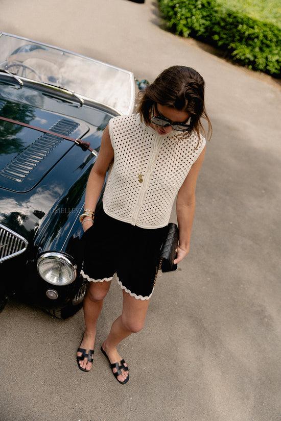 Les Jumelles Mina Top Antiek Wit