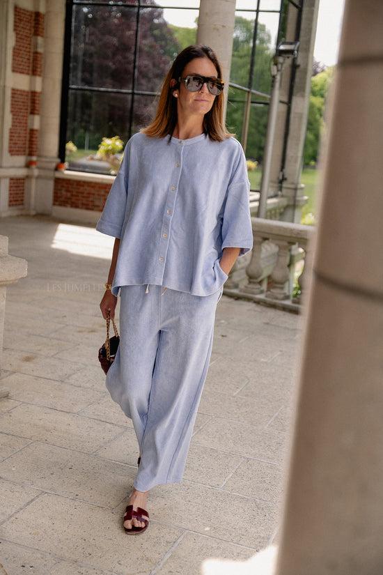 Les Jumelles Naram Broek Lavendelblauw