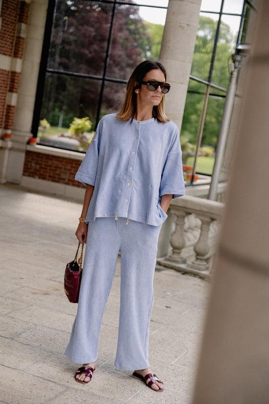 Les Jumelles Naram Broek Lavendelblauw