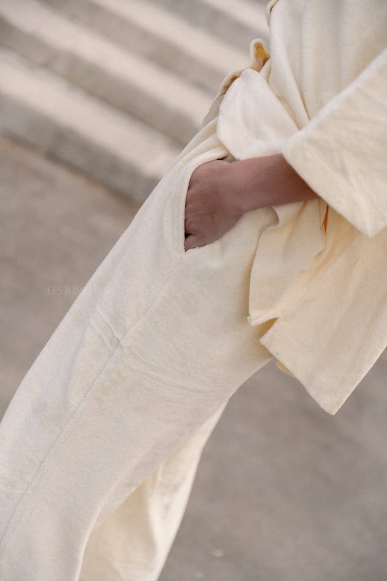 les jumelles Naram broek vanille