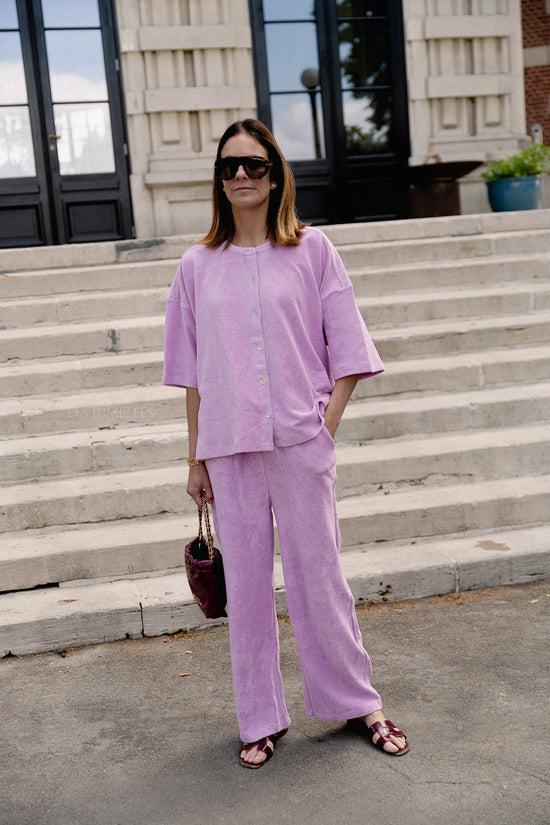 Les Jumelles Naram Broek Zacht Fuchsia