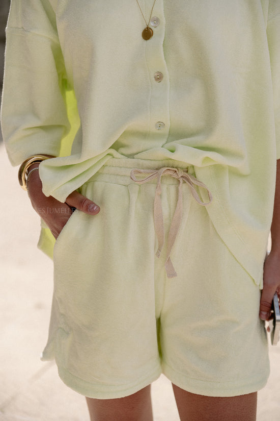 les jumelles Naram gymshorts citroensorbet