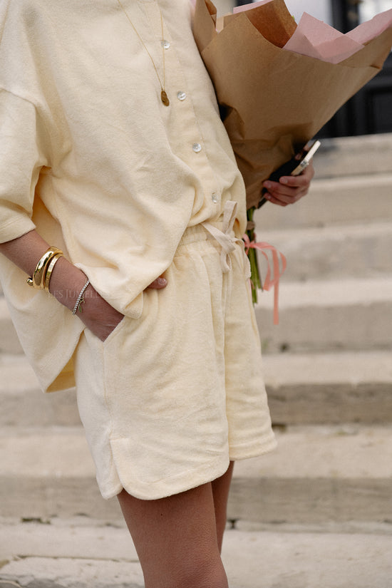 Les Jumelles Naram Gymshorts Vanille