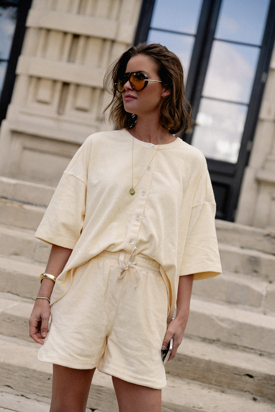 Les Jumelles Naram Gymshorts Vanille