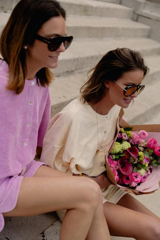 Les Jumelles Naram Oversized Shirt Vanille