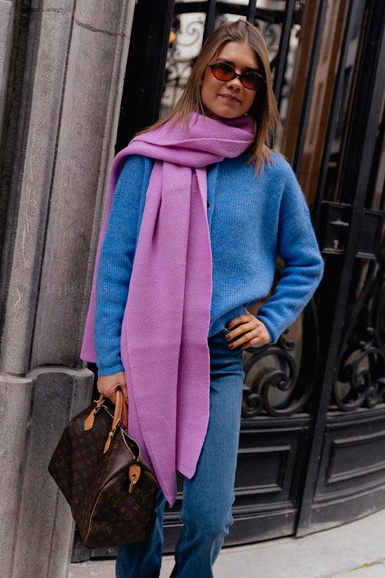 Les Jumelles Noa Sjaal Fondant Roze