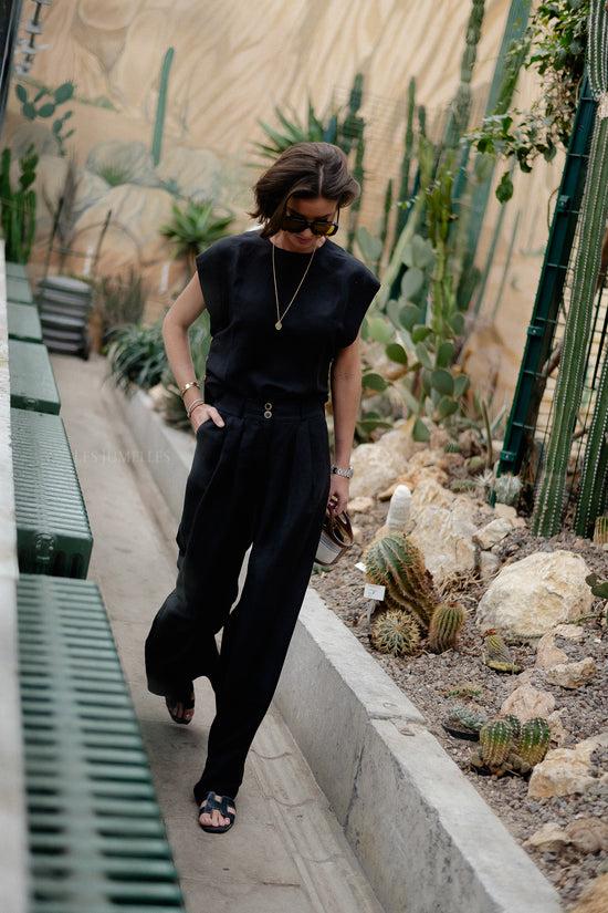 Les Jumelles Noble Pants Black