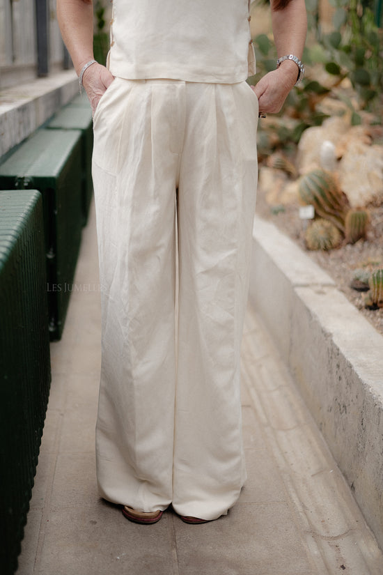 les jumelles Noble pants ecru