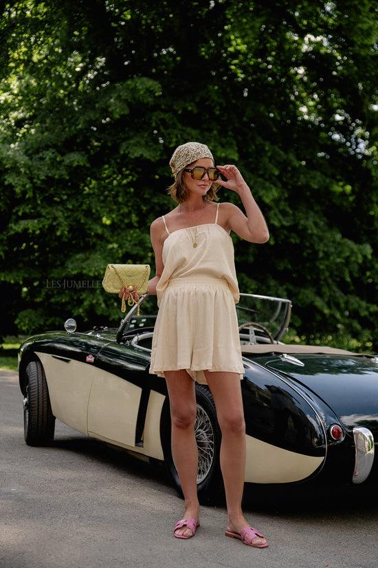 Les Jumelles Noema Top Gebleekt Zand