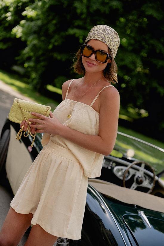 Les Jumelles Noema Top Gebleekt Zand