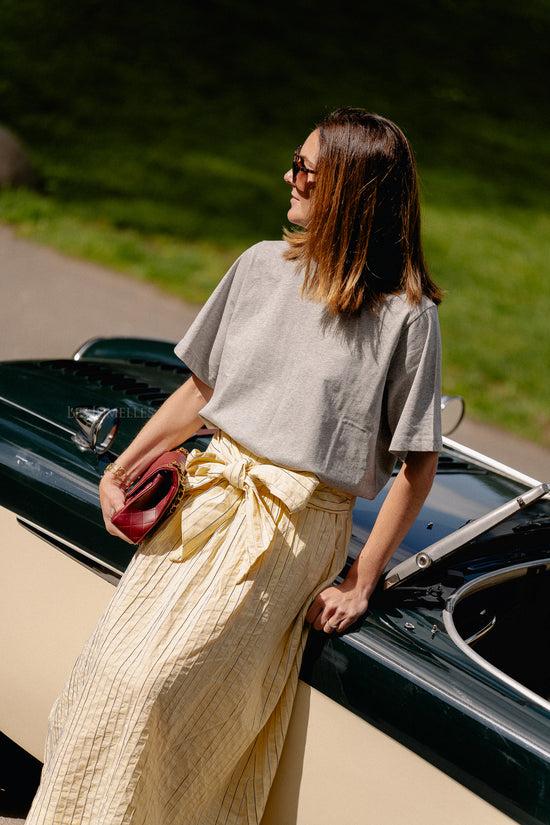 Les Jumelles Nola T-shirt Grijs Melange