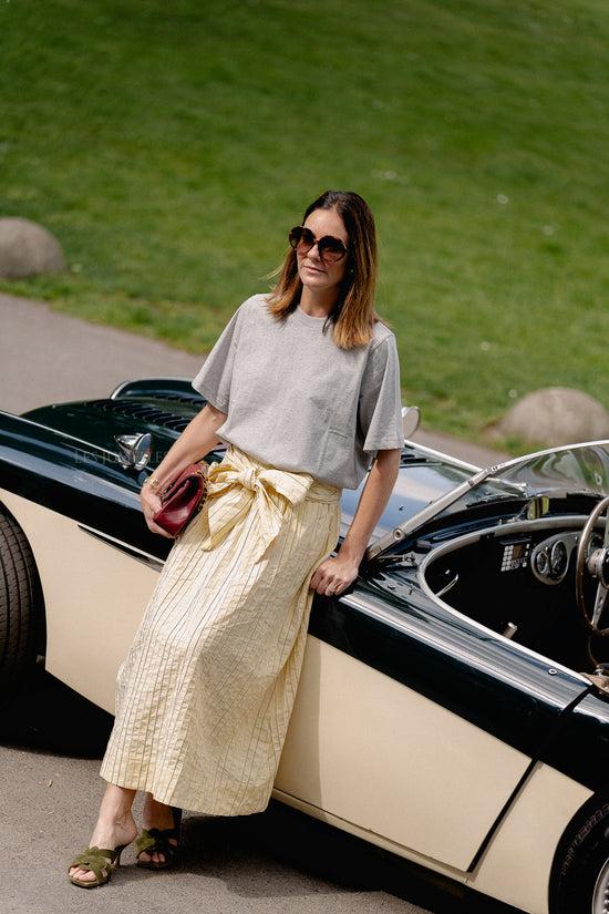 Les Jumelles Nola T-shirt Grijs Melange