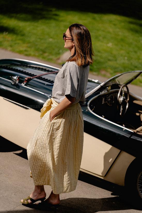 Les Jumelles Nola T-shirt Grijs Melange