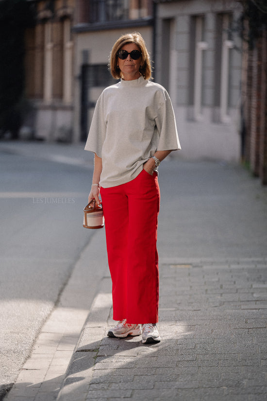 Les Jumelles Norma Pants Red