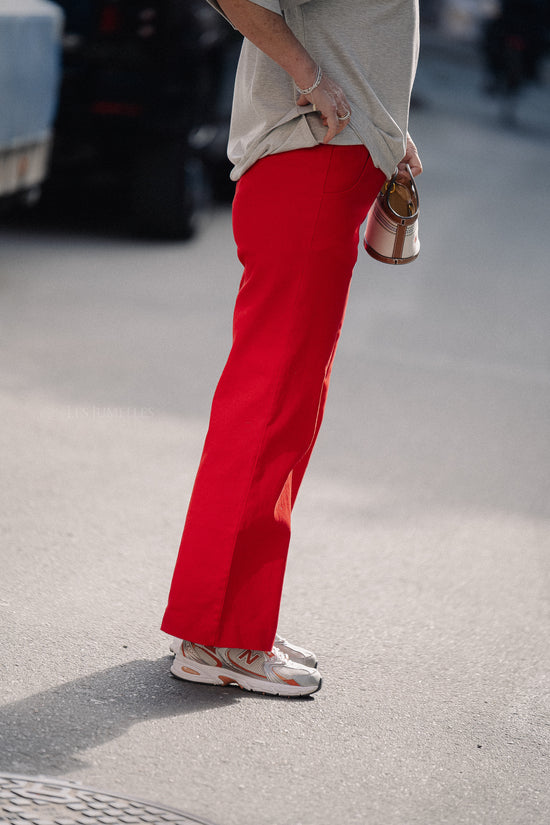 Les Jumelles Norma Pants Red