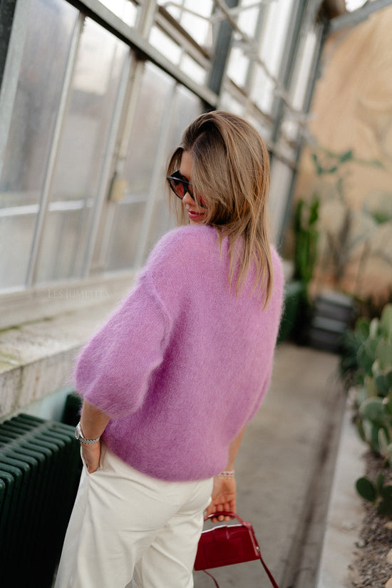 Les Jumelles Nova Mohair Jumper Orchid