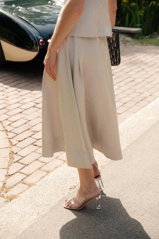 Les Jumelles OBJRia HW Maxi Enkelrok Vapor Blue