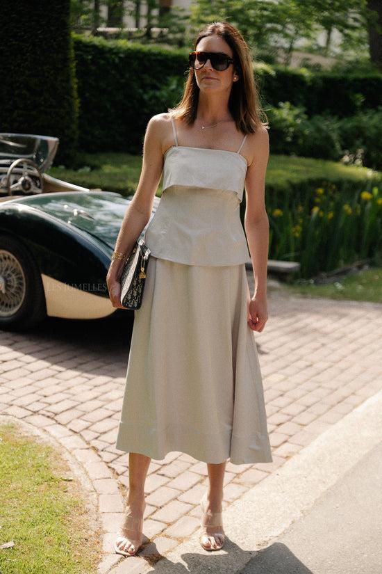 les jumelles OBJRia HW maxi enkelrok vapor blue