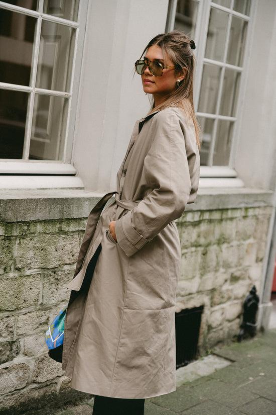 Les Jumelles OBJVega LS Long Coat Desert Taupe