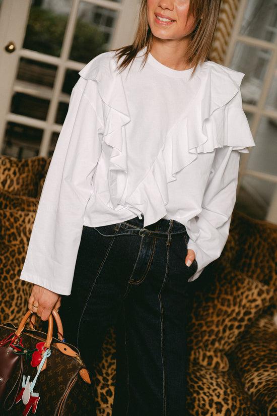 Les Jumelles Oda Longsleeve Optisch Wit