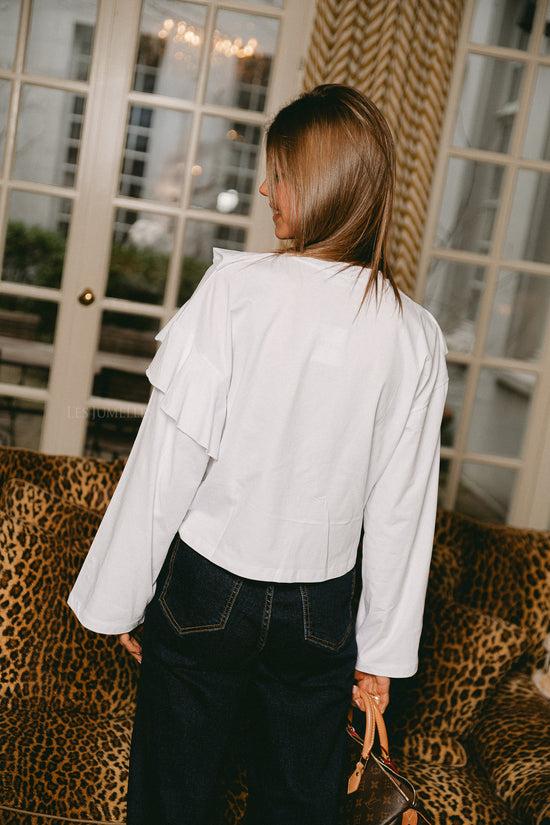 Les Jumelles Oda Longsleeve Optisch Wit