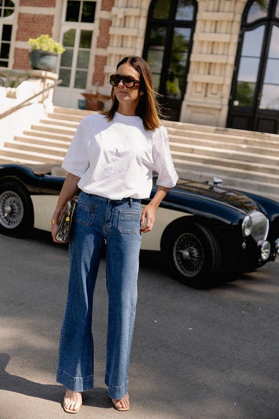 Les Jumelles Oversize Xia T-shirt Optic White