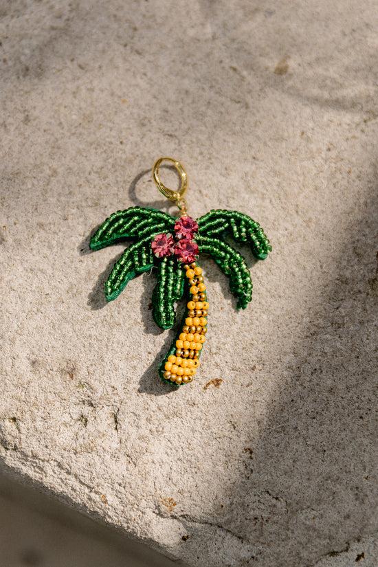 les jumelles Palmboom hanger funky groen