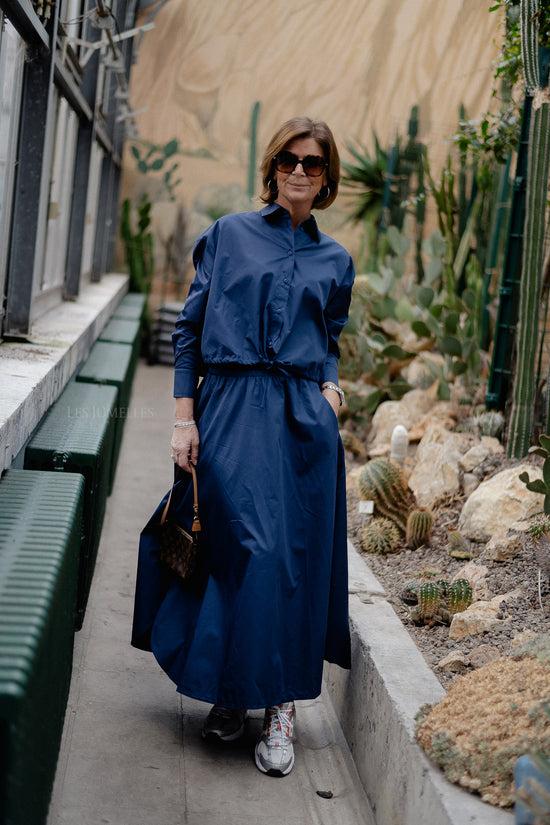 Les Jumelles Parallel Shirt Navy