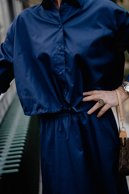 Les Jumelles Parallel Shirt Navy