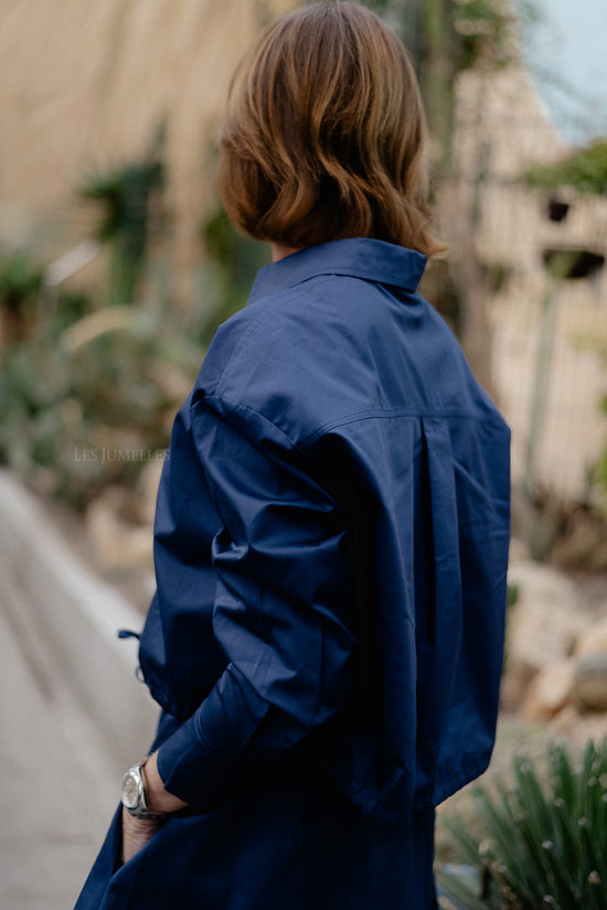 les jumelles Parallel shirt navy