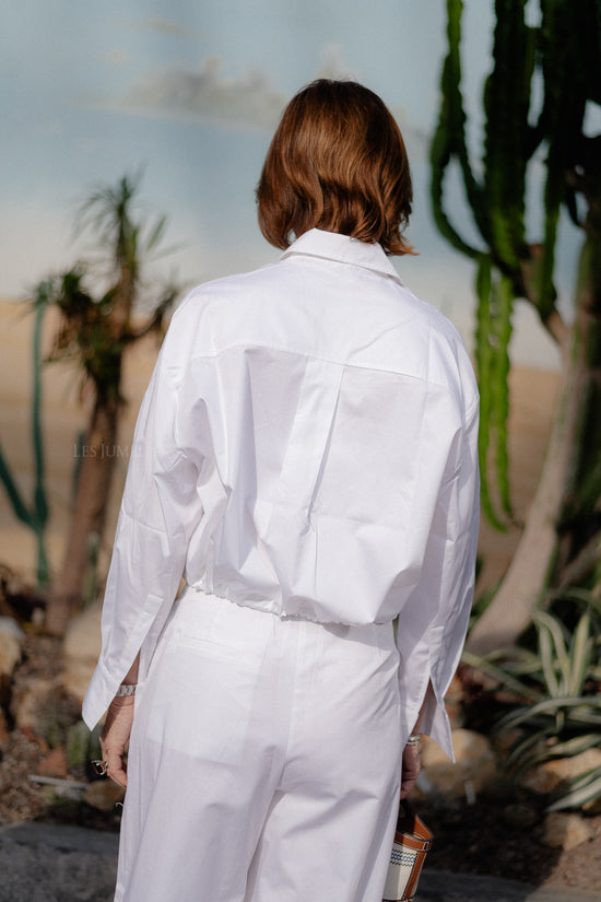 Les Jumelles Parallel Shirt White