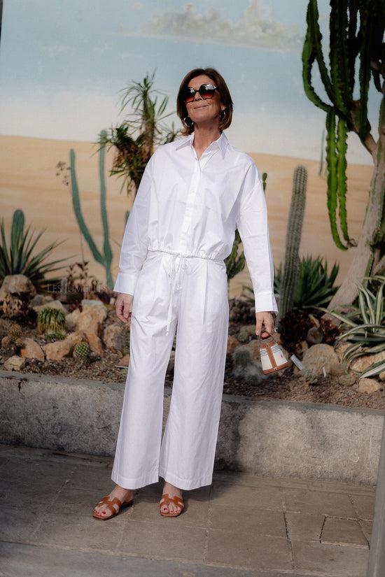 Les Jumelles Parallel Shirt White