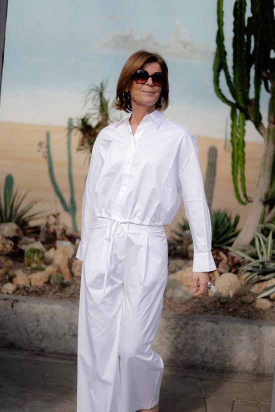 Les Jumelles Parallel Shirt White