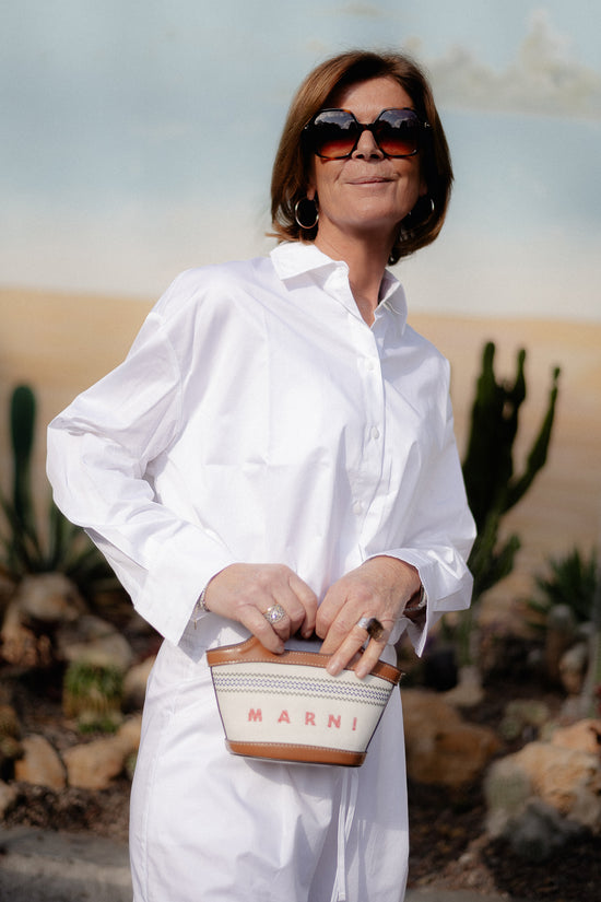 les jumelles Parallel shirt white