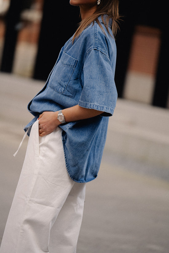 Les Jumelles Pheline Shirt Mid Blue