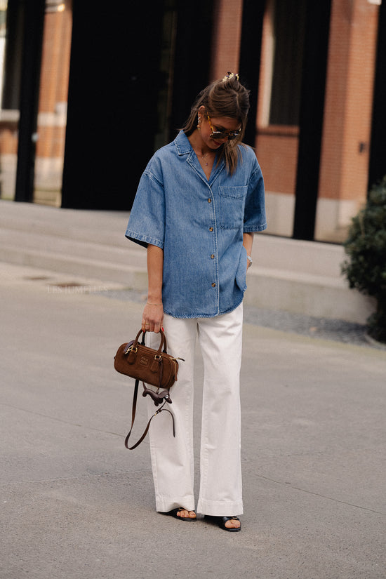 Les Jumelles Pheline Shirt Mid Blue