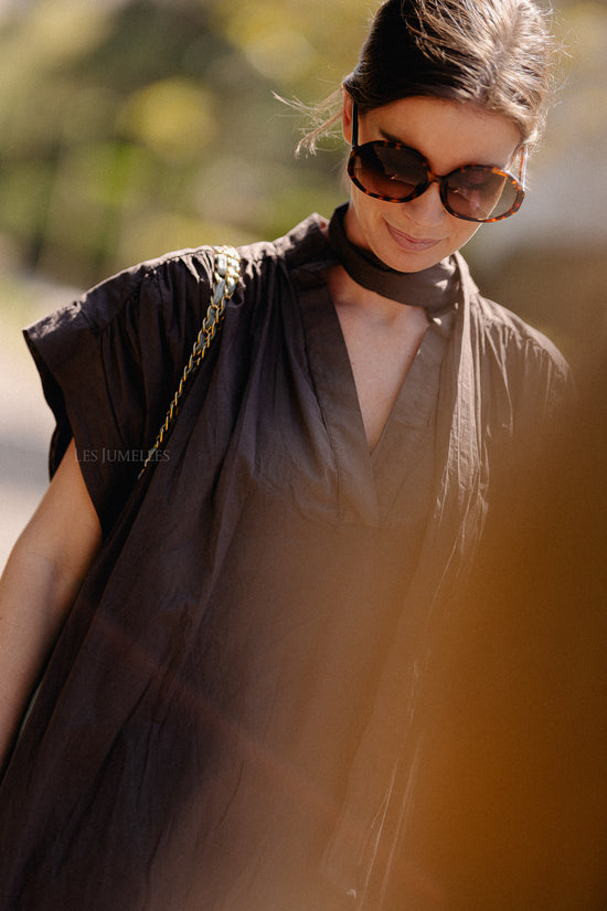 Les Jumelles Portia Dress Hot Chocolate